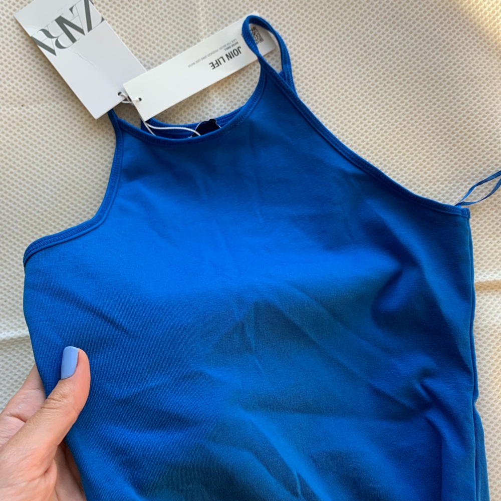 Zara Royal Blue Bodysuit - Picture 4 of 4